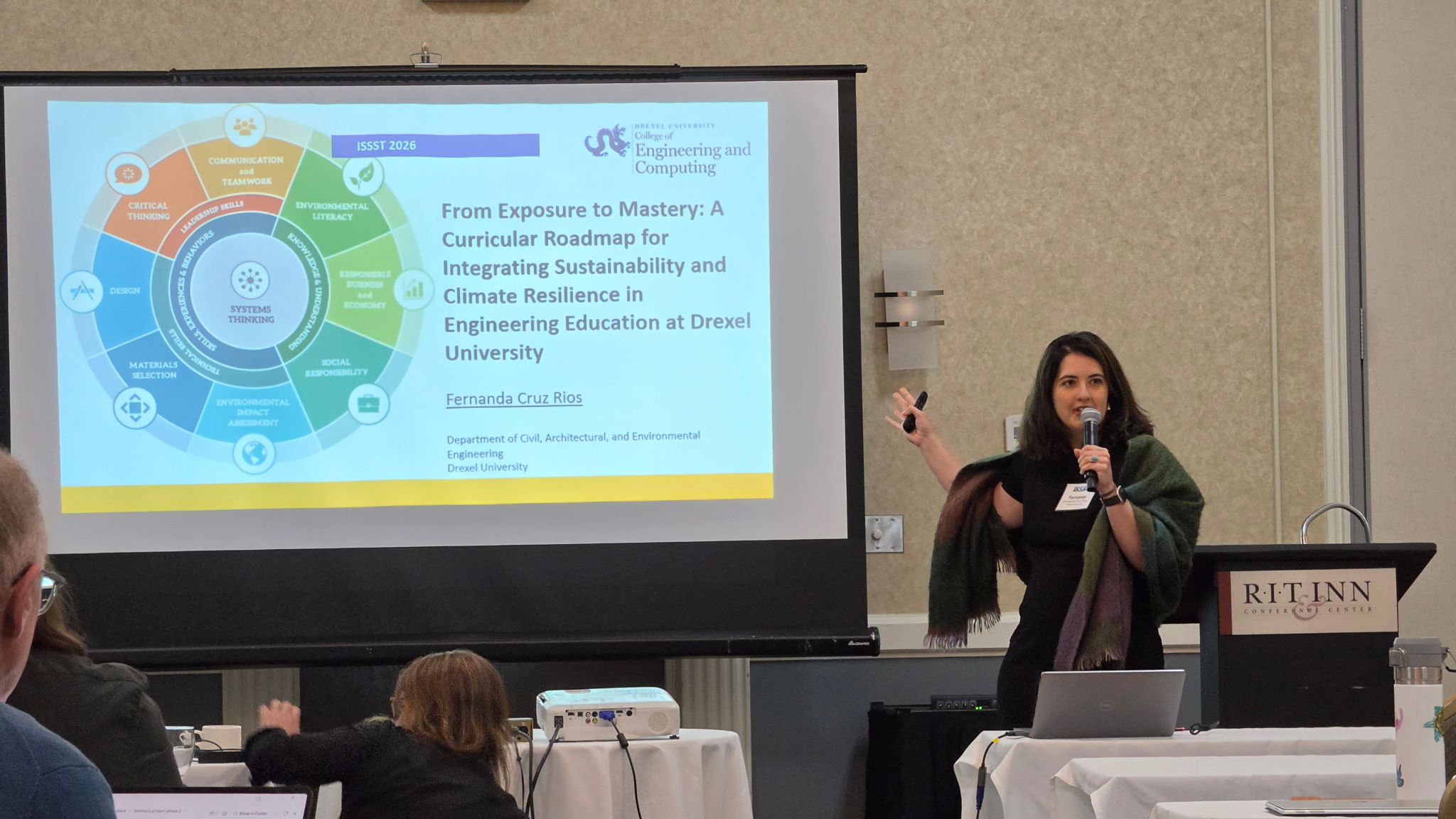 Dr. Cruz Rios and Mohsen Bahmanyar present at the 2026 International Symposium of Sustainable Systems and Technologies (ISSST)