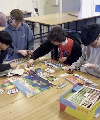 ENGR 113 students play Daybreak: A climate change board game