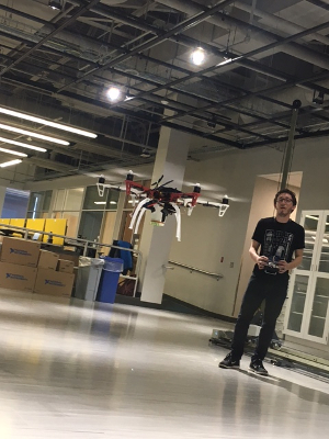 Figure - UAV with SDR Flight Test