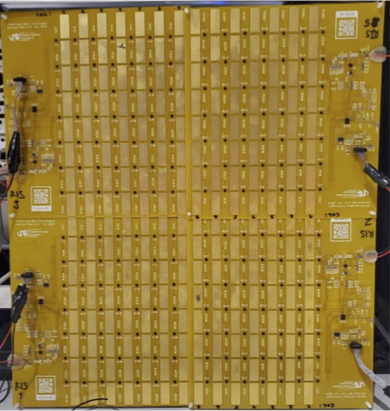 Figure 1: Prototype reconfigurable intelligent surface operating at 2.4 GHz