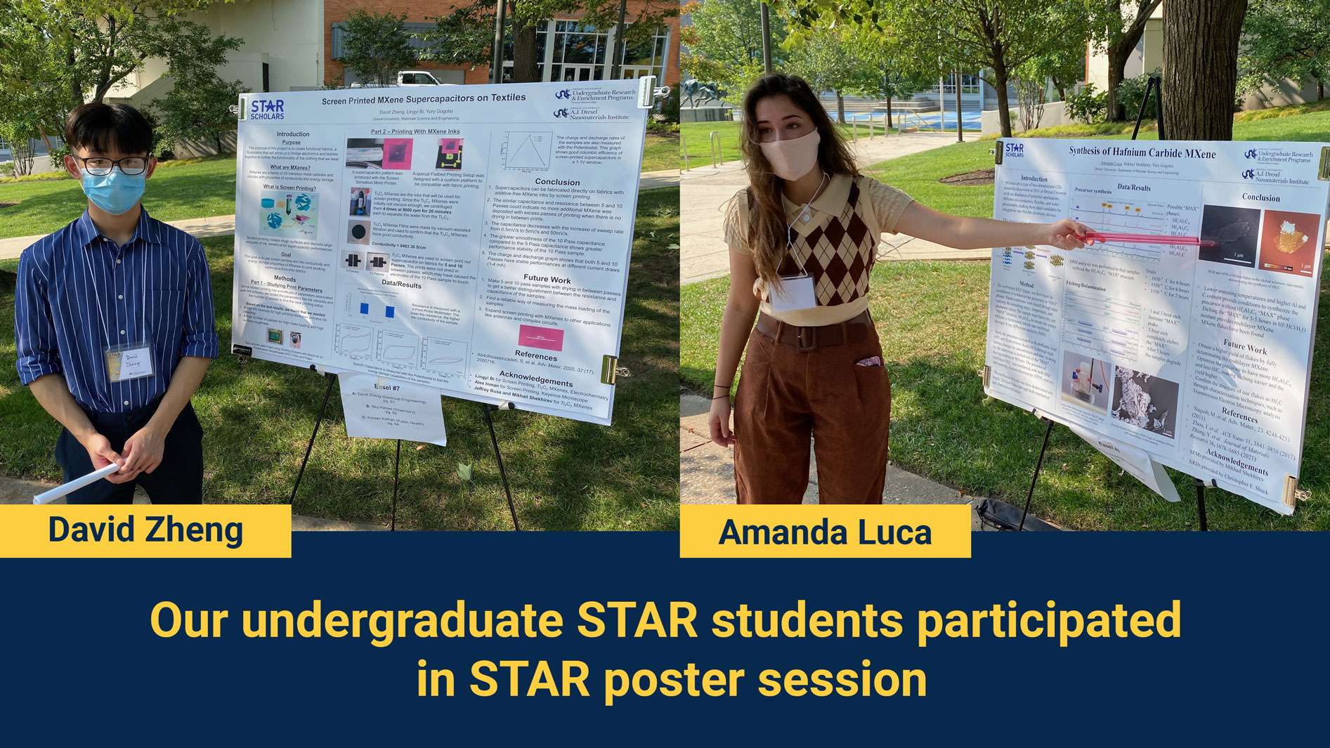 Our Undergraduate STAR Students Participated in STAR Poster Session
