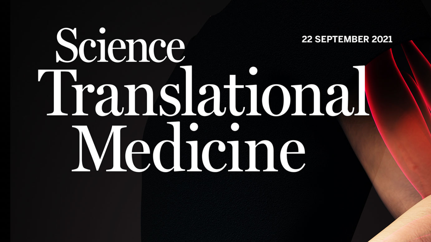 Cover Article in Science Translational Medicine