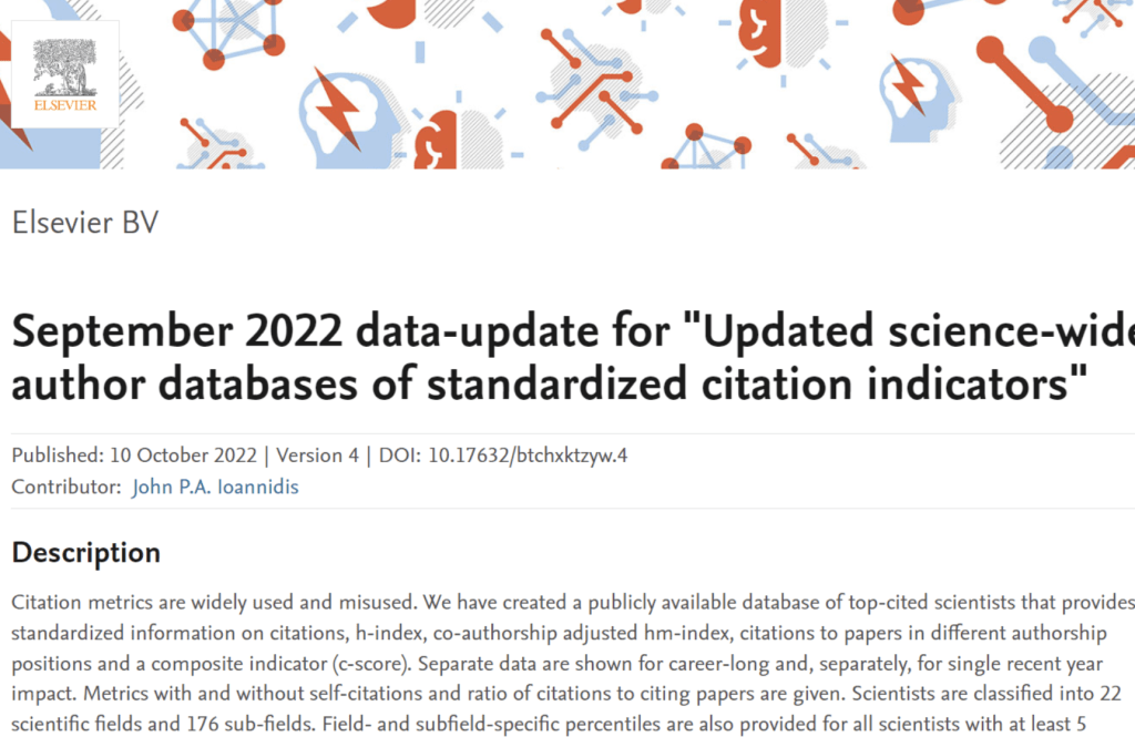 Updated Stanford Highly Cited Researchers Includes a Number of Drexel